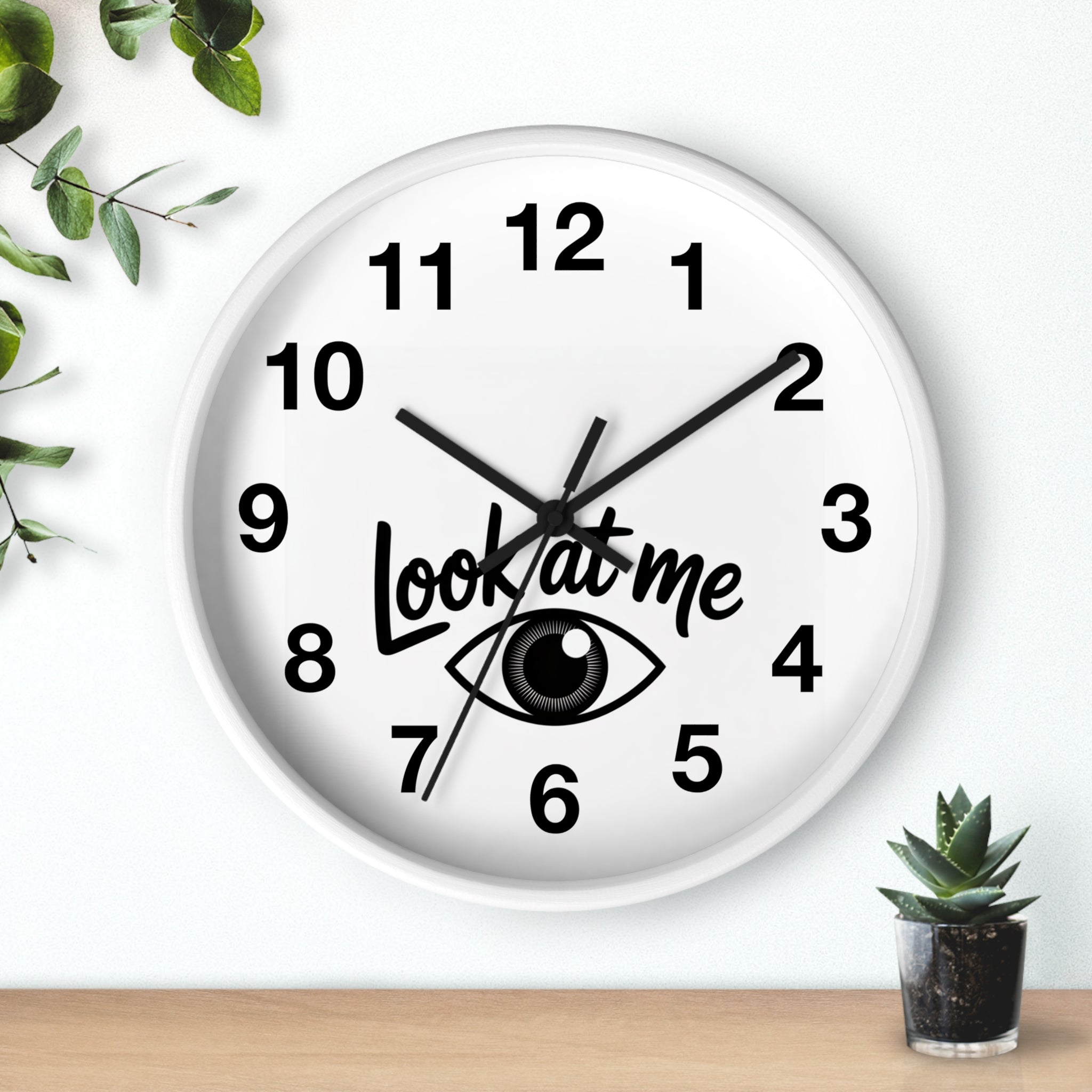 Look At Me Wall Clock
