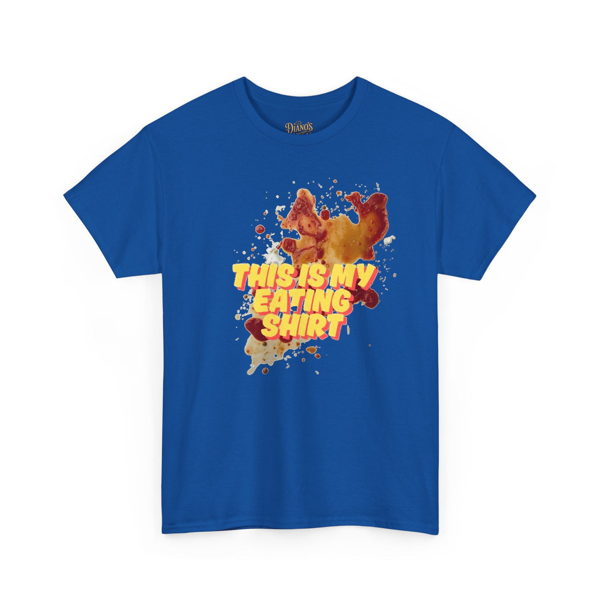 T-shirt with playful food-stain graphic print