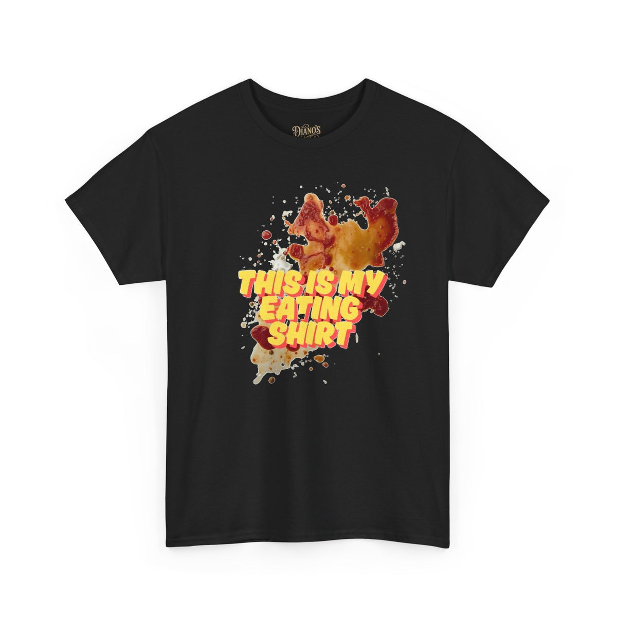 T-shirt with playful food-stain graphic print