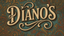 Decorative text 'Diano's' on a intricate patterned background